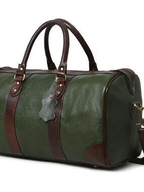 Leather Duffle Bag Travel Carry on Weekender Luggage Overnight Bags for Women an